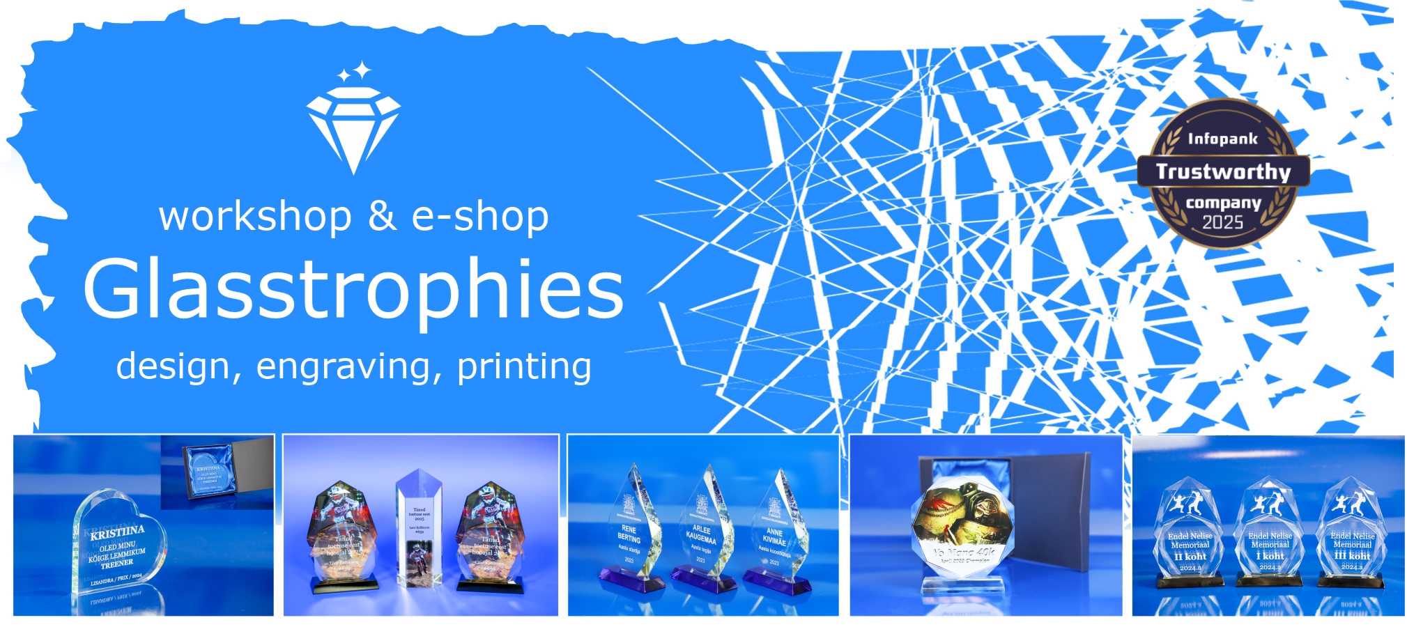 glass trophy, engraved glass gift, printed glass gift, corporate award, sports award, thank you gift, personalized glass